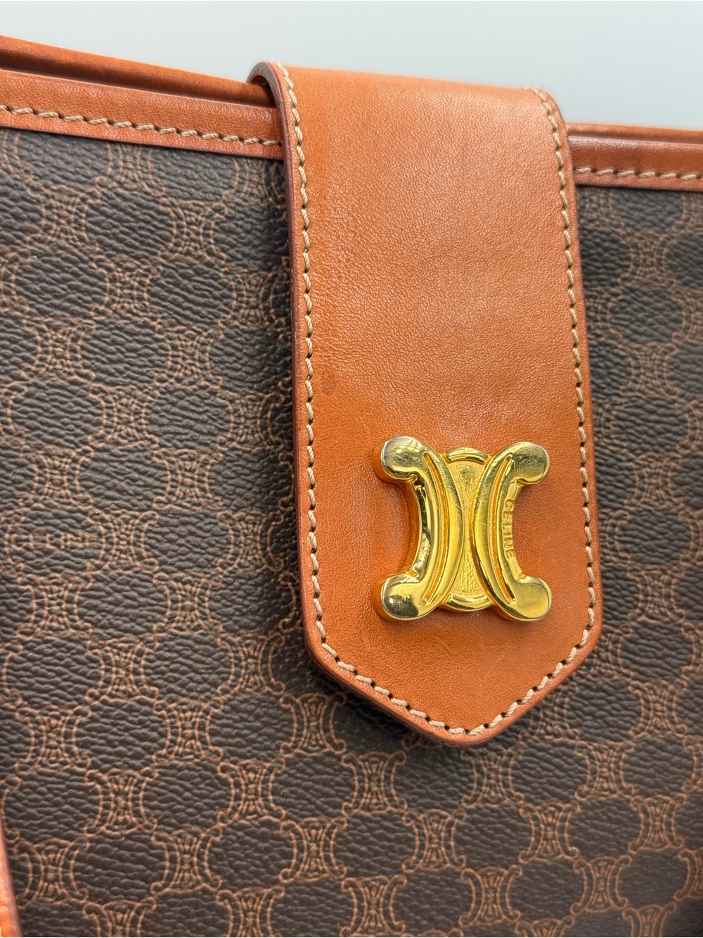 Celine Triomphe Monogram Large Tote - Picture 3 of 13